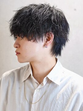 ノーリミット 大阪梅田(No Limit) ラウンドマッシュ 緩めツイストスパイラルパーマ