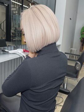 ブリーチ/ハイトーンボブ/髪質改善