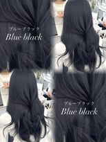 アマトウキョウスマートサロン(AMA TOKYO×Smart Salon) 韓国ヘア 透明感カラー ブルーブラック