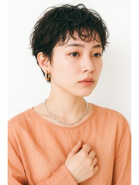 ラレイ ハラジュク(Lalei harajuku) 原宿マッシュウルフニュアンスパーマウルフヘアマッシュショート