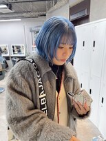 リミットバイアフィナー 大宮店(limit by Afinar)&nbsp;レイヤーボブ/ブルー/ペールブルー