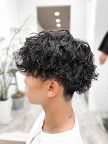 セイドット フクオカ(Say.FUKUOKA) 【メンズ★大名】波巻きスパイラルパーマ×ツーブロック×黒髪