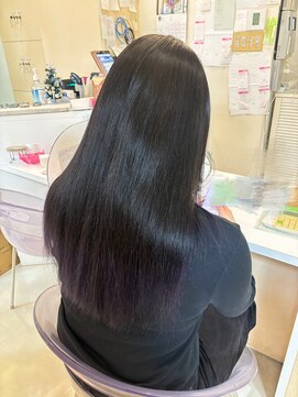 エミュ 天文館店(eMu) ラベンダーブラウン×バイオレット