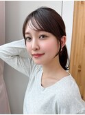 小顔★顔周り　韓国風レイヤースタイル/20代30代40代新宿