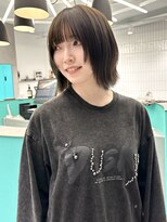 ゼスト ジグ(ZEST ZIGU)&nbsp;レイヤーボブオリーブベージュハッシュボブ吉祥寺《宮坂》