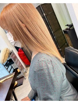 エヌプラスリタ 近鉄八尾(N+lita) ミルクティーブロンドダークブルーデジタルパーマ