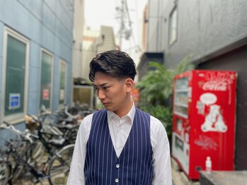 クフィア メンズフェード カンポ 天王寺(CUFFIA MENSFADE CAMPO)の写真/【フェード専門店】ONもOFFもかっこよくキマルスタイルで好印象間違いなし!バーバー/理容室/メンズ/眉毛