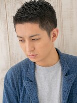 モッズヘアー メン 戸田公園店(mod's hair men)&nbsp;アップバング黒髪ビジネス社会人スーツベリーショートi戸田公園