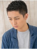 アップバング黒髪ビジネス社会人スーツベリーショートi戸田公園