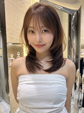 レーヴバイロンド 仙台(Reve by Lond) 髪質改善縮毛矯正レイヤーカットミディアムハッシュカット仙台
