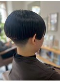 かりあげマッシュショート