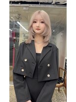 スワン サッポロ(SWAN sapporo)&nbsp;レイヤーカット&ミルクティー