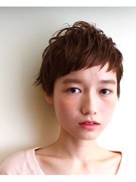 マッシュ 北堀江(MASHU) キュートなショートスタイル サエキ