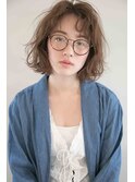 chiemi422 くせ毛風・無造作・切りっぱなしボブ