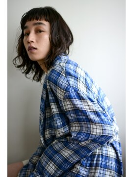 グリーン 渋谷(green) 【束感】オン眉×ダークグレー