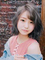 アカサ(A.casa)&nbsp;グレーカール/20代/30代/40代/50代/西阿知/イオン倉敷