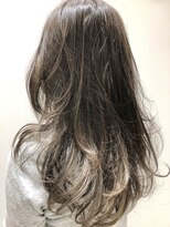 ユキオ オブ ヘアー(YUKIO of Hair)&nbsp;20代30代★暗髪でも透明感♪アッシュカラー×毛先カール