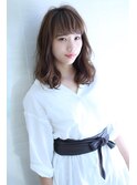 小顔ボブ抜け感オリーブアッシュフェザーバングボブルフグラボブ