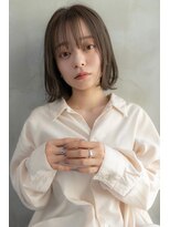 ケアリー 武蔵小杉(Carelly)&nbsp;大人かわいい前髪セシルカットココアブラウンフリンジウェーブ