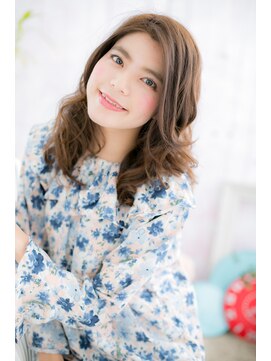 ミック 日暮里店(miq) アンニュイ大人巻きくせ毛風エアリー鎖骨ミディアムb1