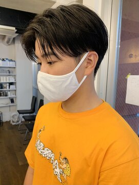 バイフィフス 原宿/表参道(by fifth) ◇センターパート ニュアンスパーマ 韓国ヘア 黒髪