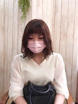ビューティーサロンみさき オン眉ラベンダーカラー