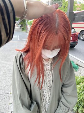 スリー(three) オレンジピンク