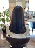 モーヴアッシュ×ナチュラルストレート