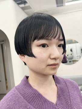 アルテヘアー(arte HAIR) 【arteHAIR】コンパクトショート×透明感グレージュ