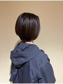 大人のショートボブ