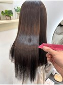 髪質改善×ケアプロ×ピンクブラウンカラー【TELAHAIR船橋】
