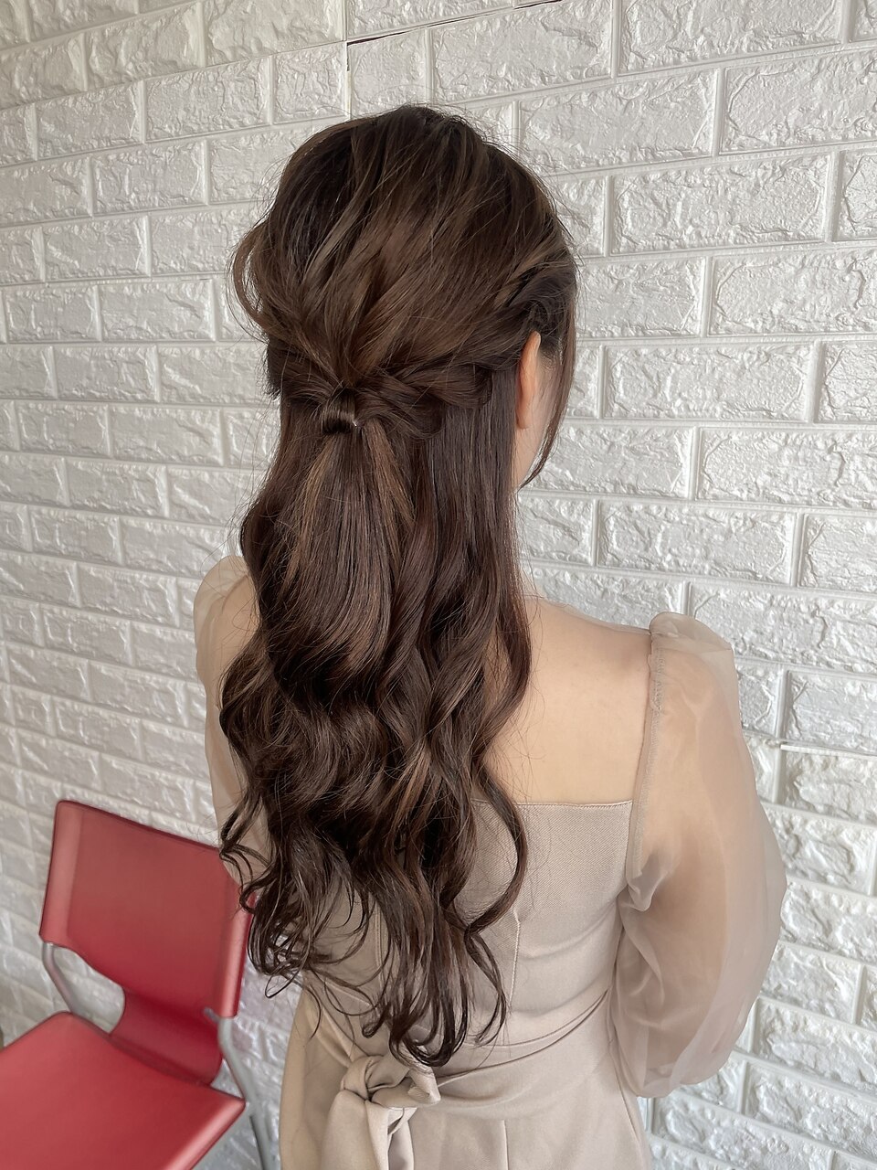 結婚式・デートヘアセット☆ハーフアップ/ゆるふわ/エクステok