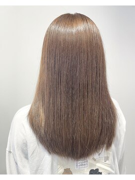 オリジンズヘアーセカンド 守谷店(Origins hair 2nd) スモーキーベージュ×「髪質再生」BYKARTE 3step TR