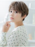 外国人風大人ハイライト小顔くせ毛ショートc3越谷20代30代40代!