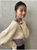 三軒茶屋_レディース_ヘアアレンジ_ヘアセット_編み込み_小顔