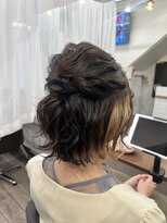 リュック(RYUCK)&nbsp;ボブでもかわいいゆるふわハーフアップ♪