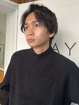 ベイルーム(BAYROOM by HONEY omotesando) アップバングマッシュ　スーツぎりぎりOK　黒髪