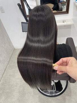 ラナ(Lana) 【Lana】美暗髪ディープアッシュ　艶髪　髪質改善カラー