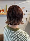 ボブ パーマ  艶髪 髪質改善カラー ショート