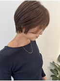 垢抜け丸みショートボブ