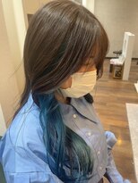 ヘアーワークス ボナ(HAIR WORKS bona.)&nbsp;髪質改善デザインカラー インナーカラー イヤリングカラー
