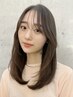 まとまる髪に！カット＋ボリュームダウンストレート(アイロン無）￥22000