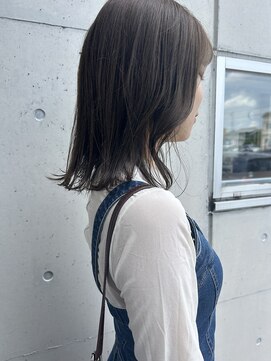 アチーブ ヘア デザイン(achieve hair design) #ワンカラー#透明感カラーくすみカラー10代20代30代大人可愛い