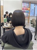 まとまり◎カッコ可愛い前下がりボブ本厚木