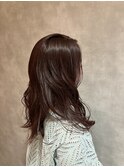 透明感秋カラー