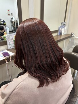 ヘアーアンドメイク ビス(HAIR&MAKE bis) ブリーチなしでアプリコットカラー【kotomi】