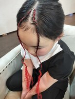 ダイアナ(DIANA)&nbsp;ウェーブエクステ　前髪コーンロウ＆ブレイズ