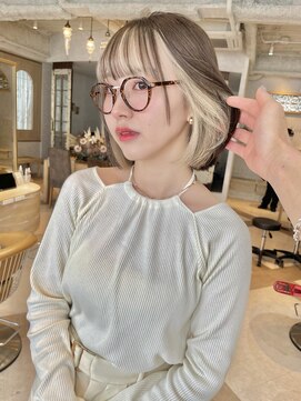 ロンド ロビン 栄(Lond robin) 髪質改善　縮毛　インナー　ブリーチなしダブルカラー