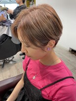 コワファーストナガサキシャンプーボーイ(COIFF1RST NAGASAKI SHAMPOO BOY) 大人ショートボブ丸みショートカットマッシュショート前髪あり