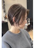 白髪ぼかし脱白髪染め似合わせショート40代50代60代♪